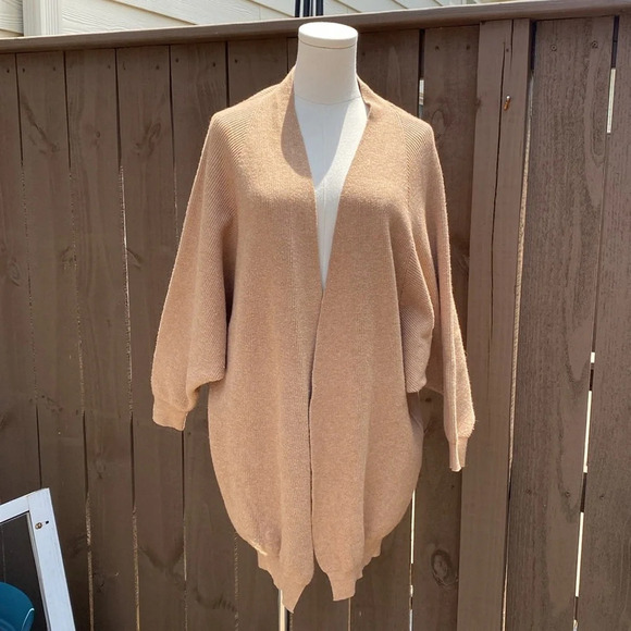 Anthropologie Akemi + Kin Petra open front cardigan dolman sleeves one size - Picture 12 of 12